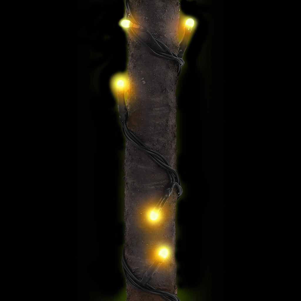 Palmier cu LED, 136 LED-uri alb calde, 220 cm