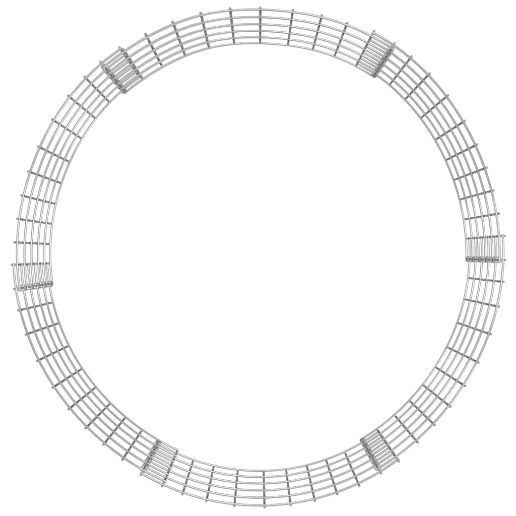 Compostor de grădină, Ø100x50 cm, oțel galvanizat