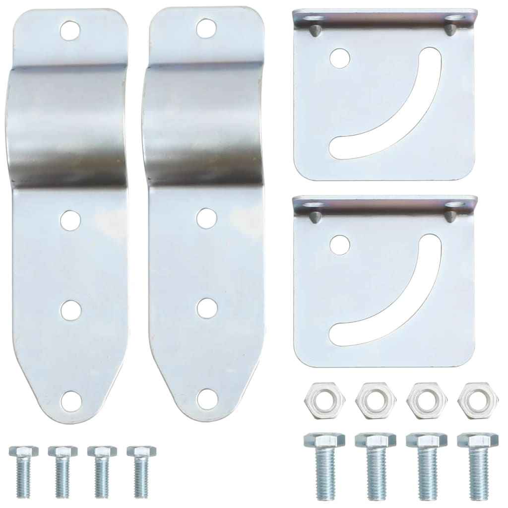 Oglindă convexă de exterior, neagră, Ø45 cm, policarbonat