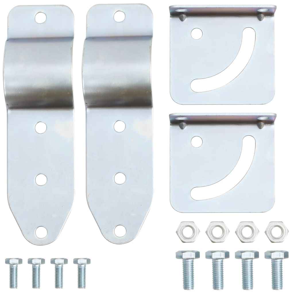 Oglindă convexă de exterior, neagră, Ø60 cm, policarbonat