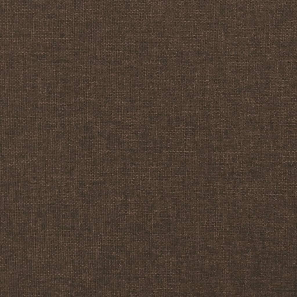 Saltea cu arcuri buzunar, fermitate medie, maro închis, 120x200x20 cm, textil