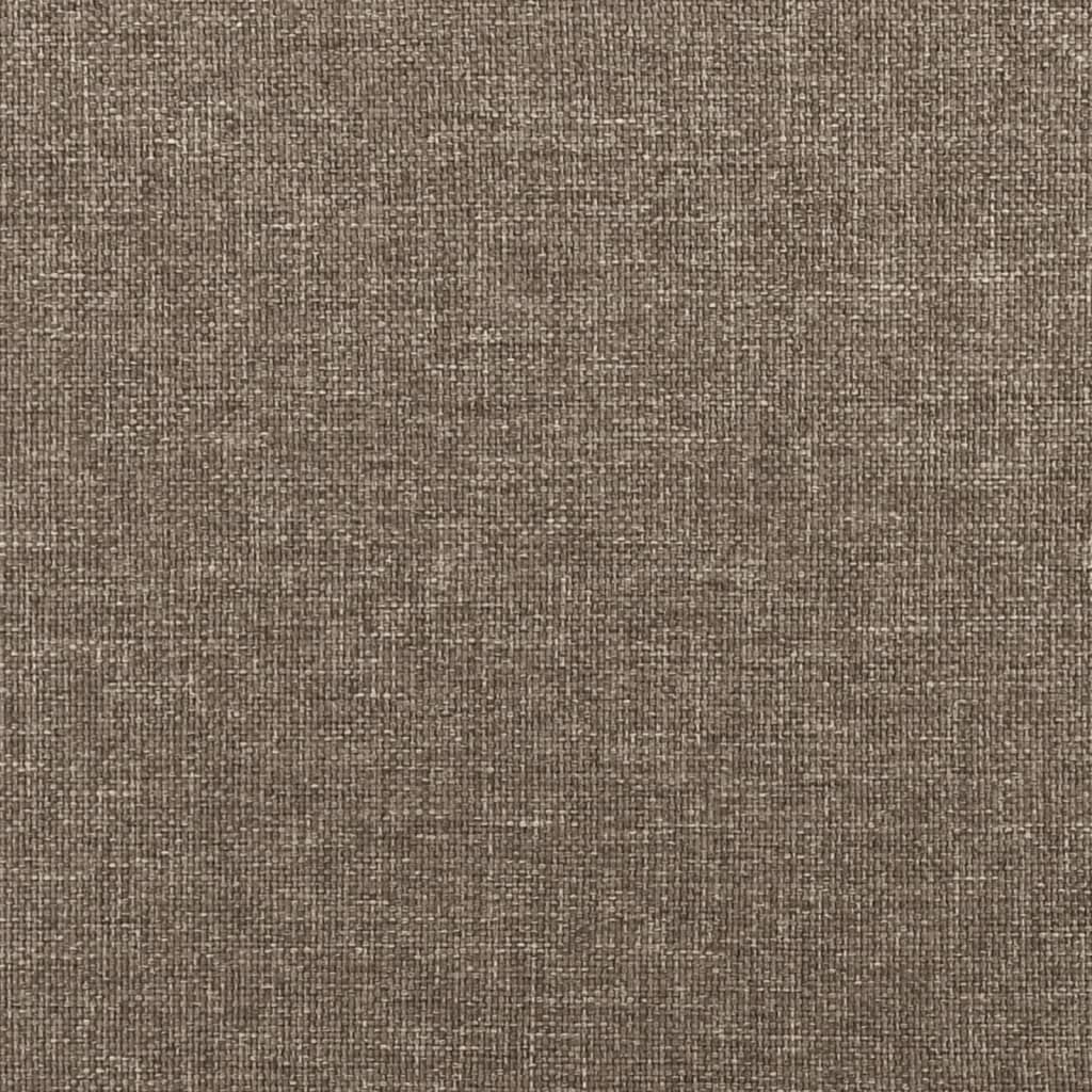 Saltea cu arcuri buzunar, fermitate medie, gri taupe, 160x200x20 cm, textil