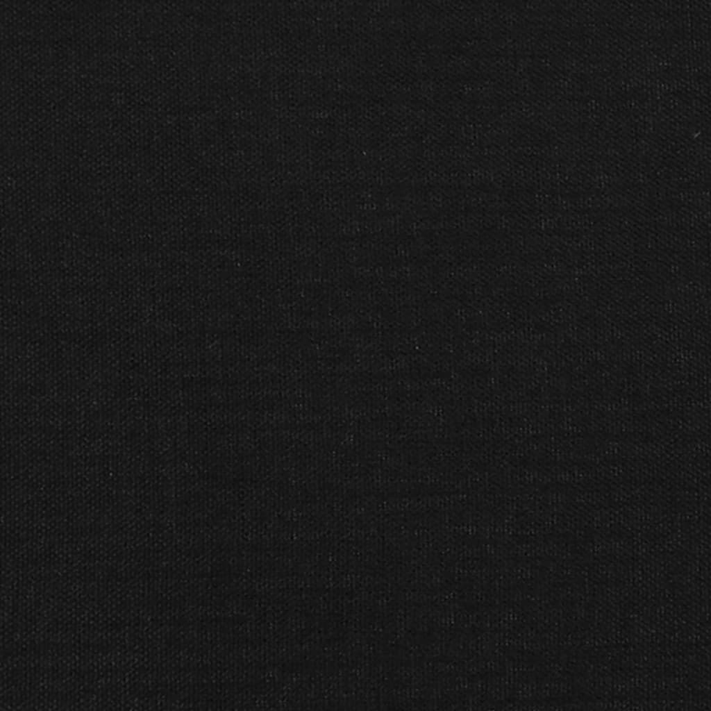 Saltea de pat cu arcuri, negru, 180x200x20 cm, textil