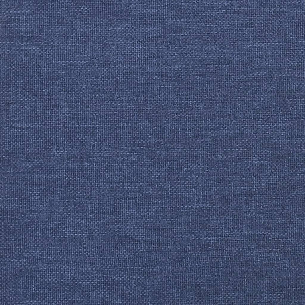 Saltea de pat cu arcuri, albastru, 180x200x20 cm, textil