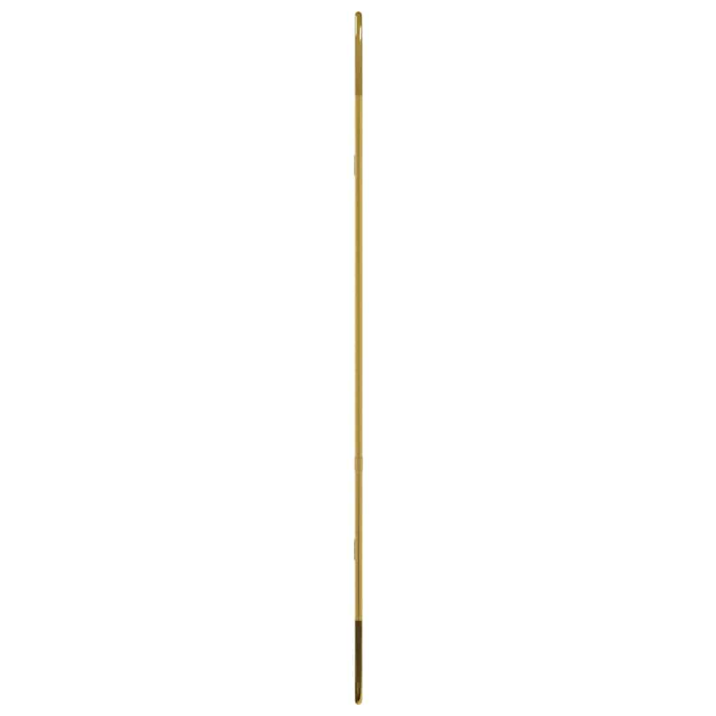 Oglindă de perete, auriu, 80x35 cm, ovală