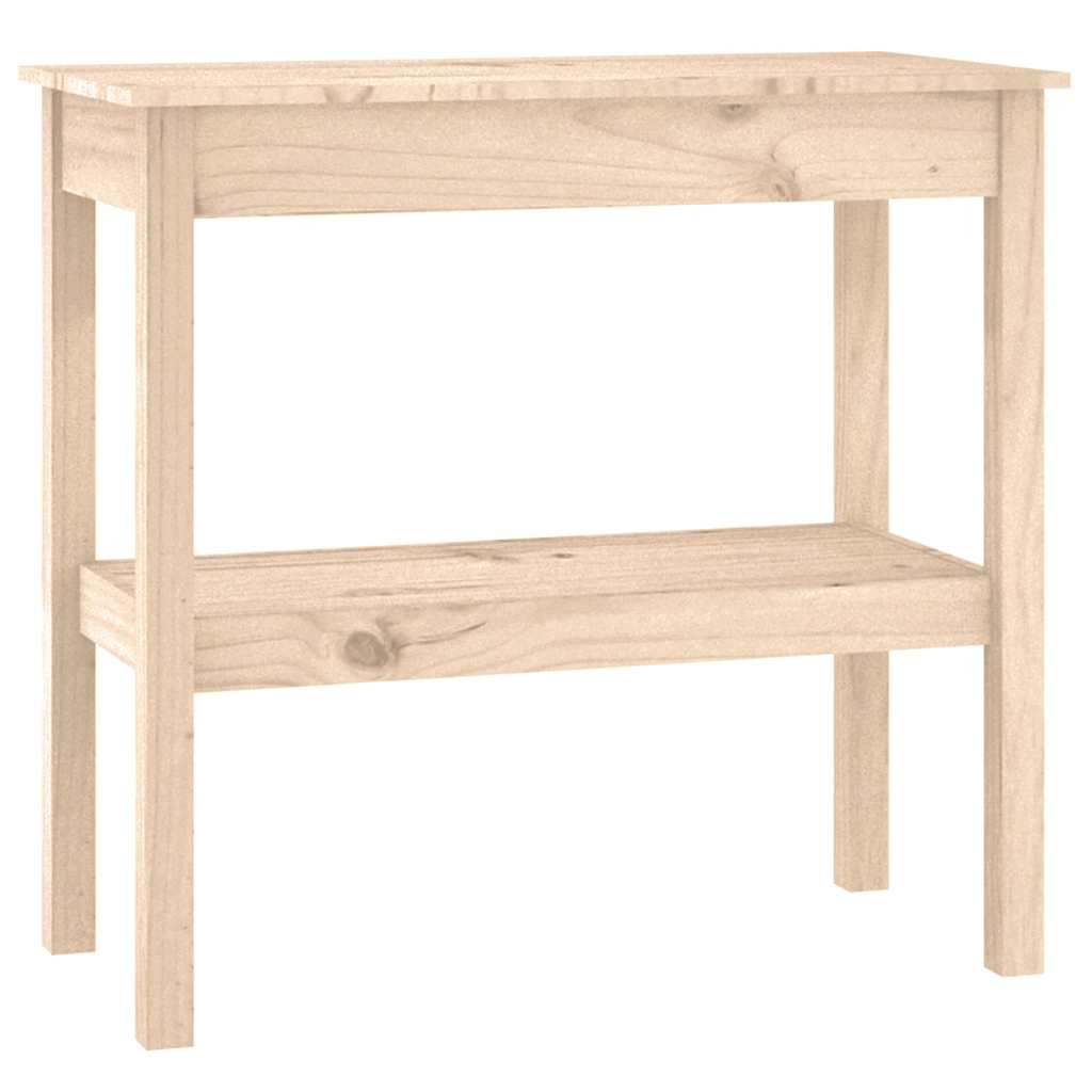 Masă consolă, 80x40x75 cm, lemn masiv de pin