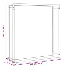Suport pentru lemne de foc, negru mat, 110x28x116 cm, oțel