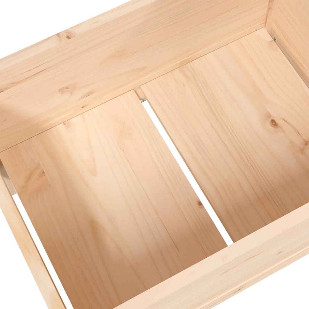 Jardinieră, 178,5x44x75 cm, lemn masiv de pin