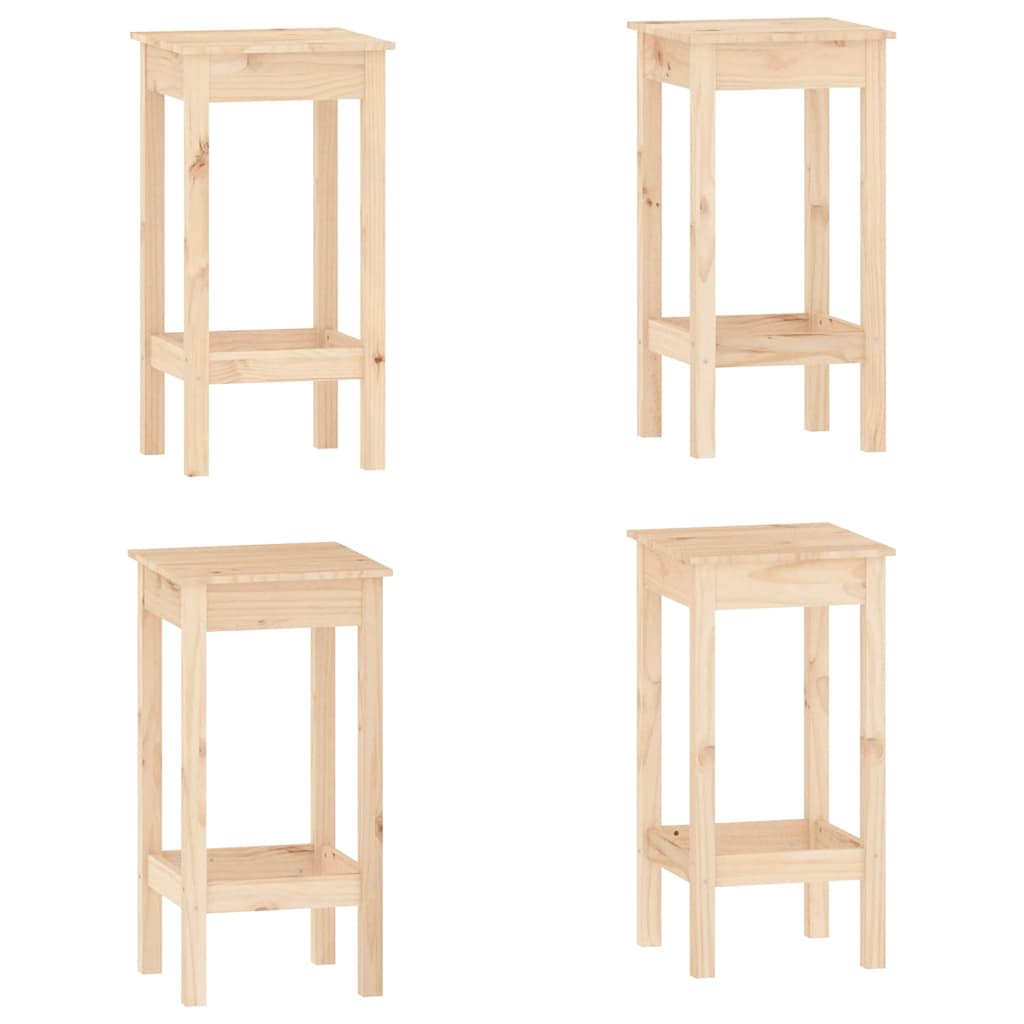 Set mobilier de bar, 5 piese, lemn masiv de pin