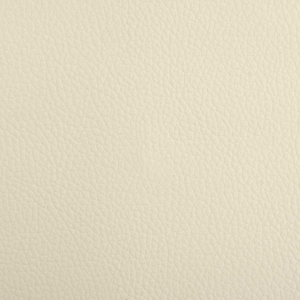 Pat de câini, crem, 70x45x30 cm, piele ecologică