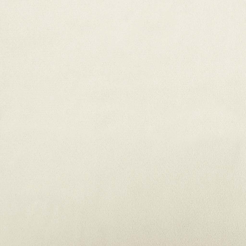 Pat de câini, crem, 50x40x26,5 cm, catifea