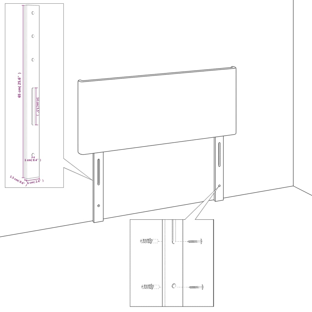 Tăblii de pat 4 buc, cappuccino 90x5x78/88 cm piele ecologică