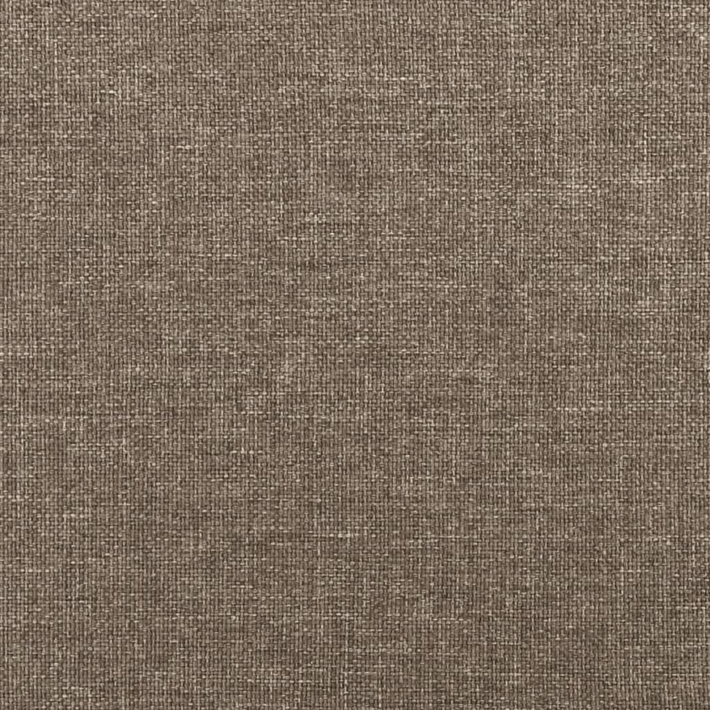 Tăblii de pat, 4 buc, gri taupe, 72x5x78/88 cm, textil