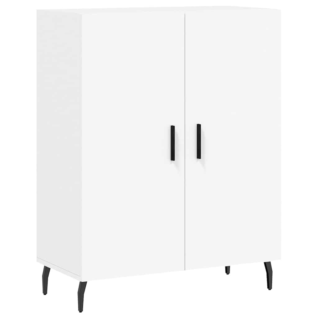 Dulap înalt, alb, 69,5x34x180 cm, lemn compozit