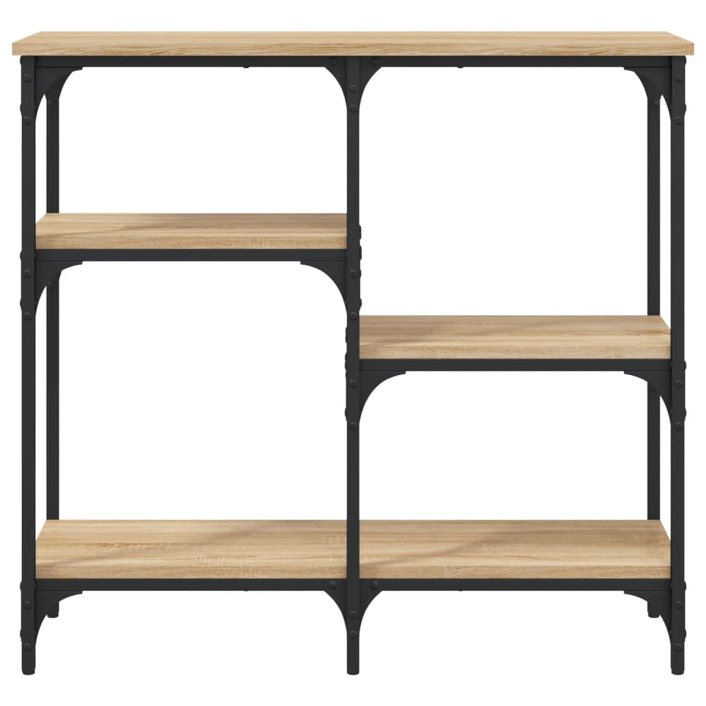 Masă consolă din stejar Sonoma, 80x29x75 cm, lemn stratificat