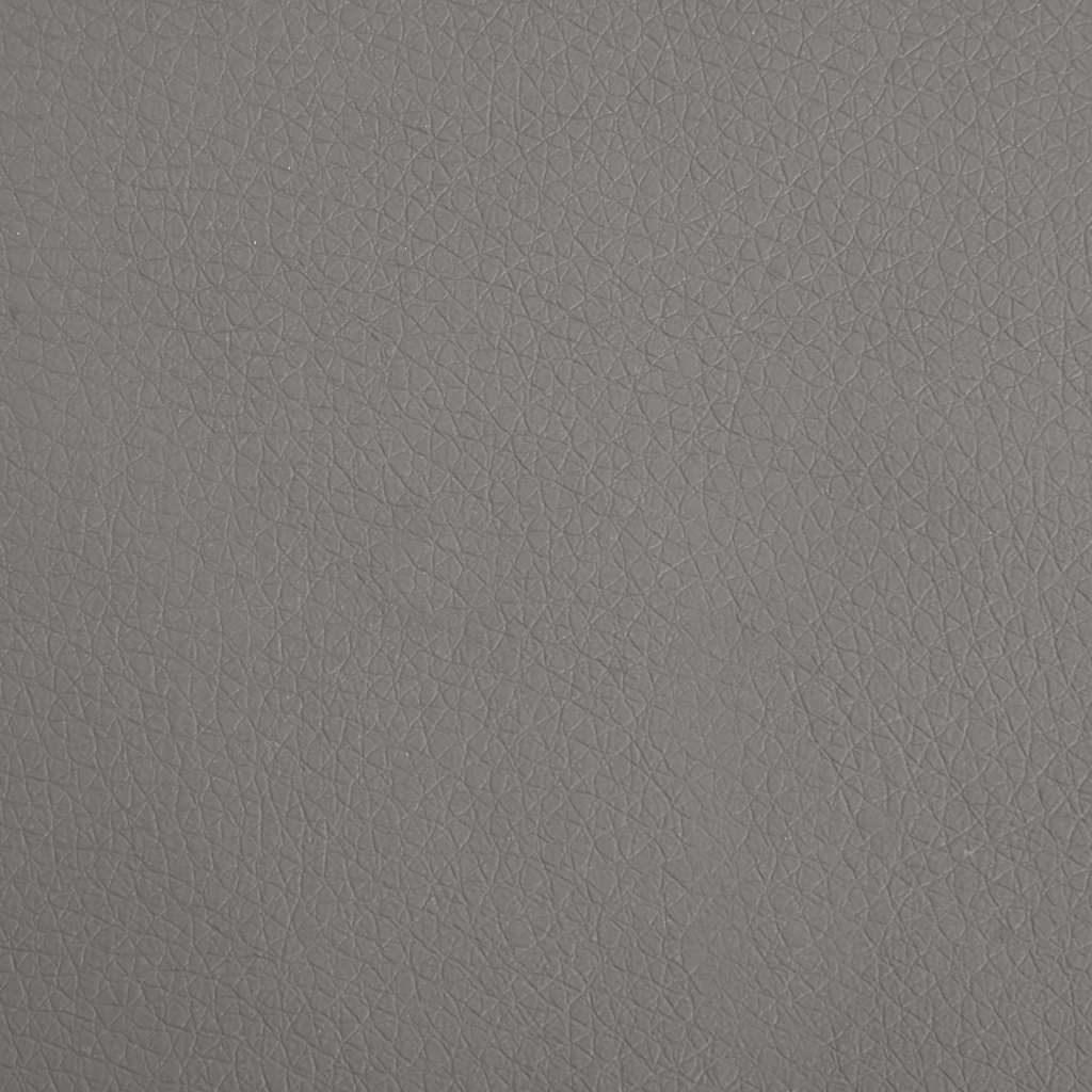 Canapea pentru copii, gri, 70x45x30 cm, piele ecologică