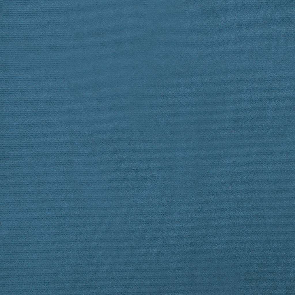 Canapea pentru copii, albastru, 70x45x26 cm, catifea