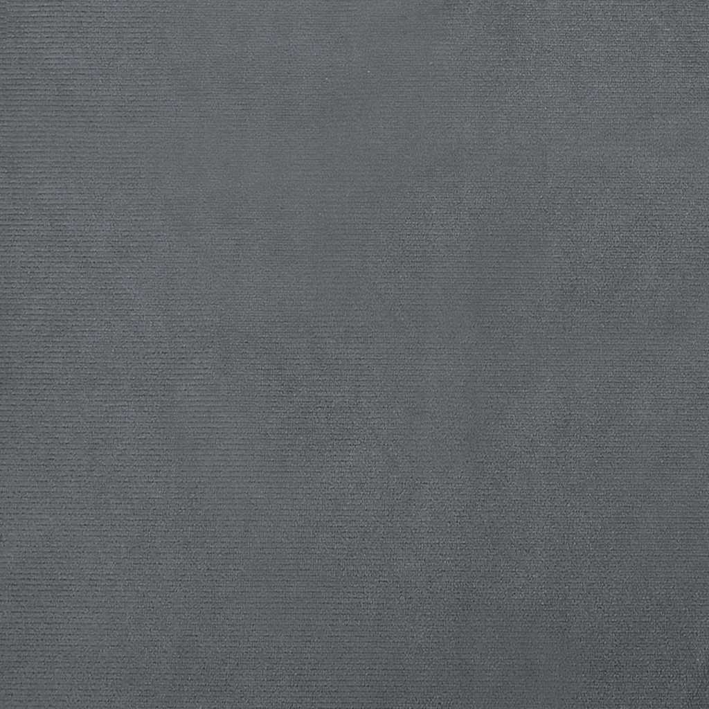 Canapea pentru copii, gri închis, 70x45x26 cm, catifea