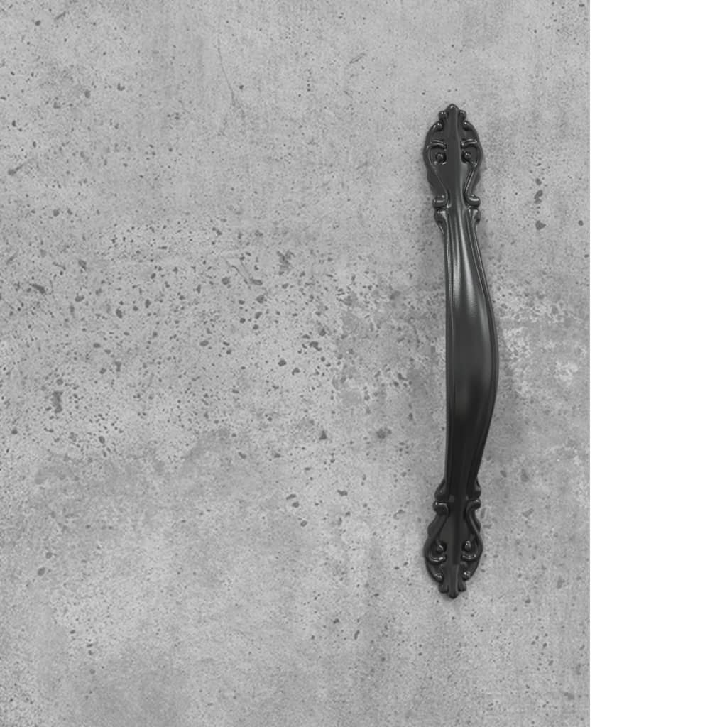 Dulap înalt, gri beton, 69,5x34x180, lemn compozit