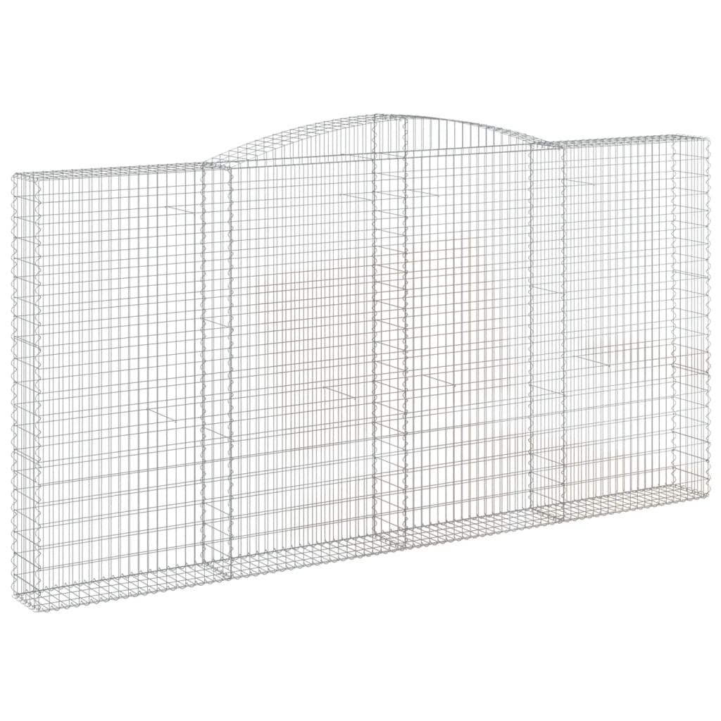 Coș gabion arcuit 400x30x200/220 cm fier galvanizat