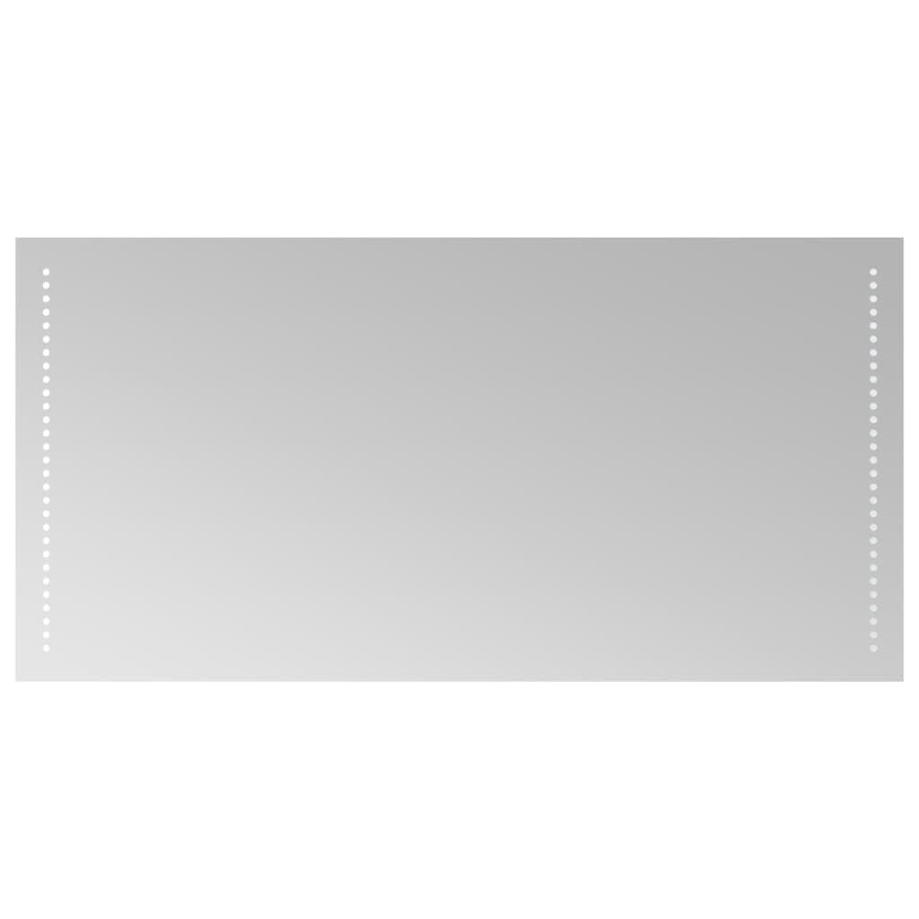 Oglinda de baie cu LED, 50x100 cm