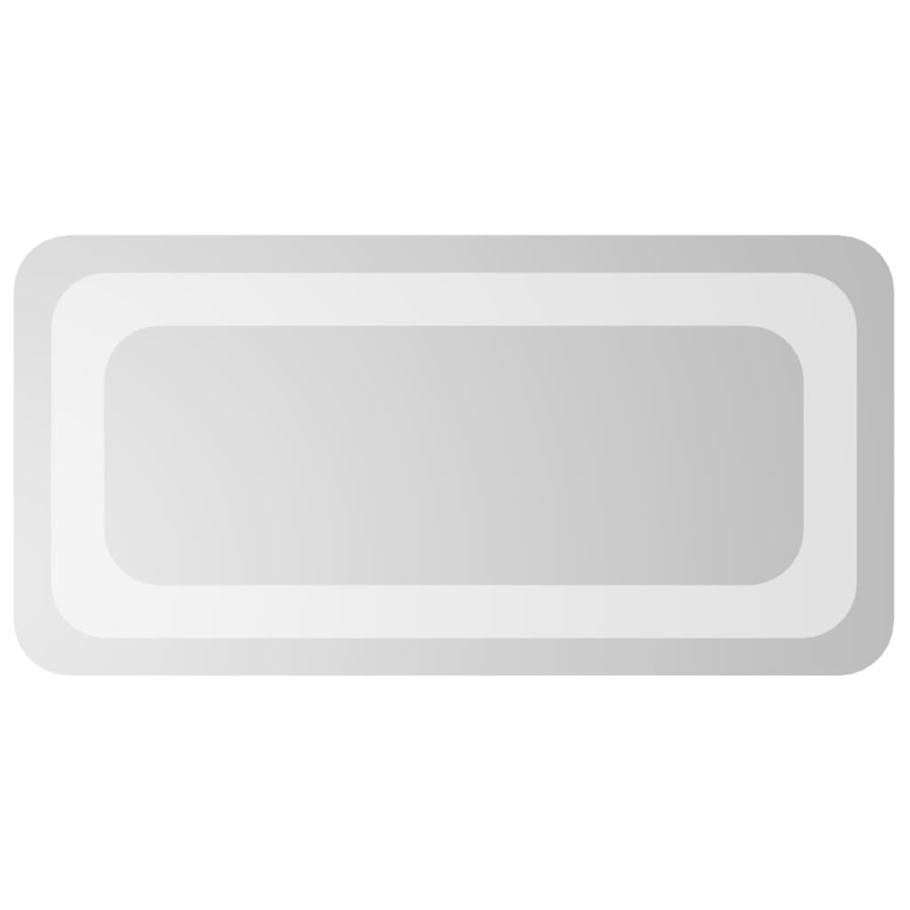 Oglindă de baie cu LED, 20x40 cm