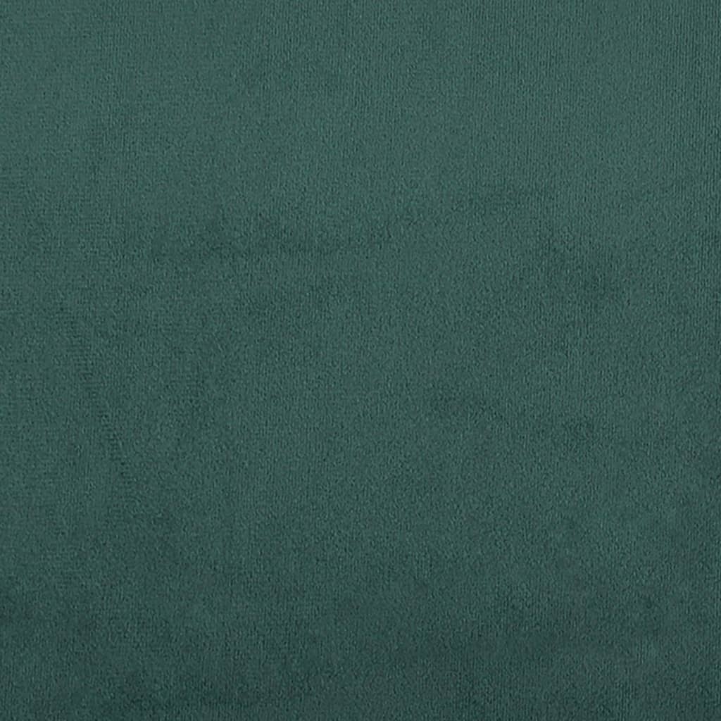 Bancă, verde închis, 108x79x79 cm, catifea