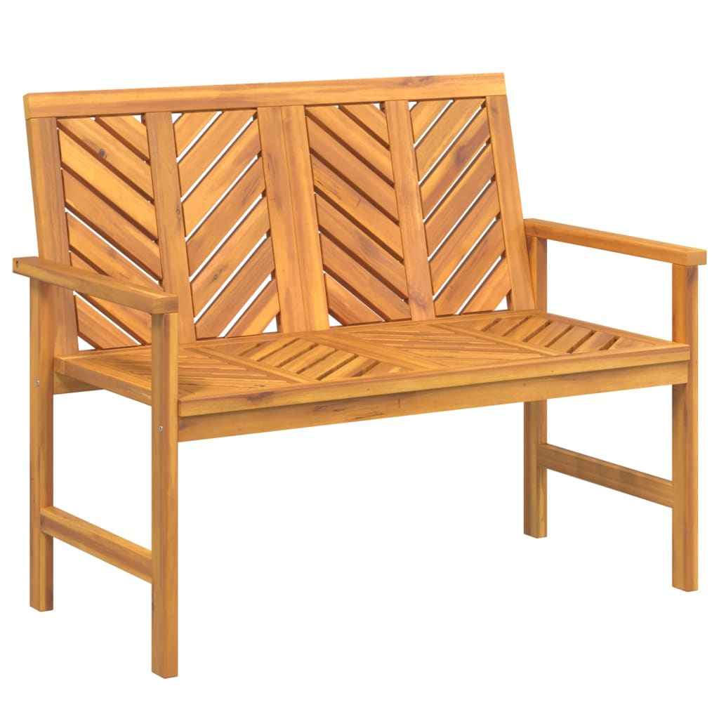 Set mobilier de relaxare de grădină, 2 piese, lemn masiv acacia