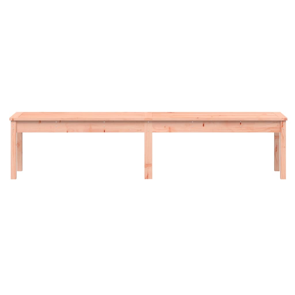 Bancă de grădină 2 locuri, 203,5x44x45 cm, lemn masiv Douglas