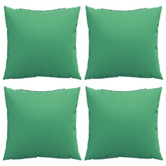 Perne de canapea, 4 buc., verde, 60x60 cm, textil