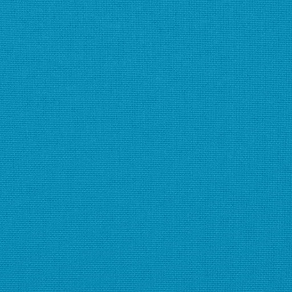 Pernă pentru paleți, albastru, 80x80x12 cm, material textil