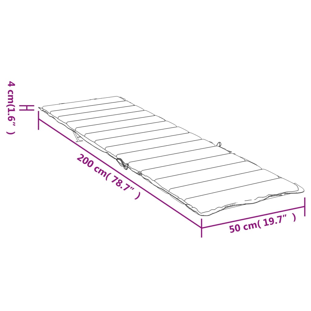 Pernă de șezlong, model frunze, textil Oxford