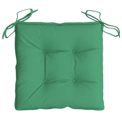 Perne de scaun, 6 buc., verde, 40x40x7 cm, textil oxford