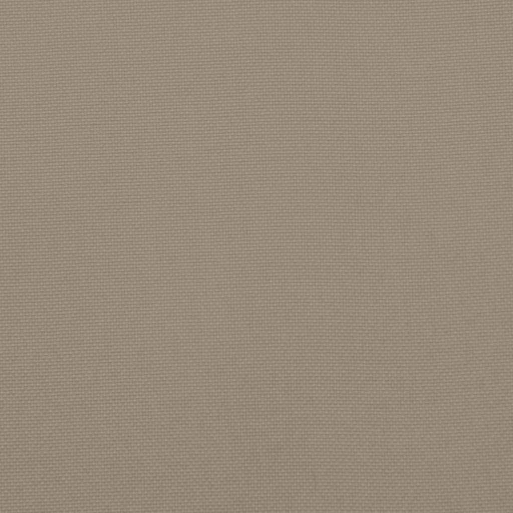 Perne de scaun, 6 buc., gri taupe, 40x40x7 cm, textil oxford