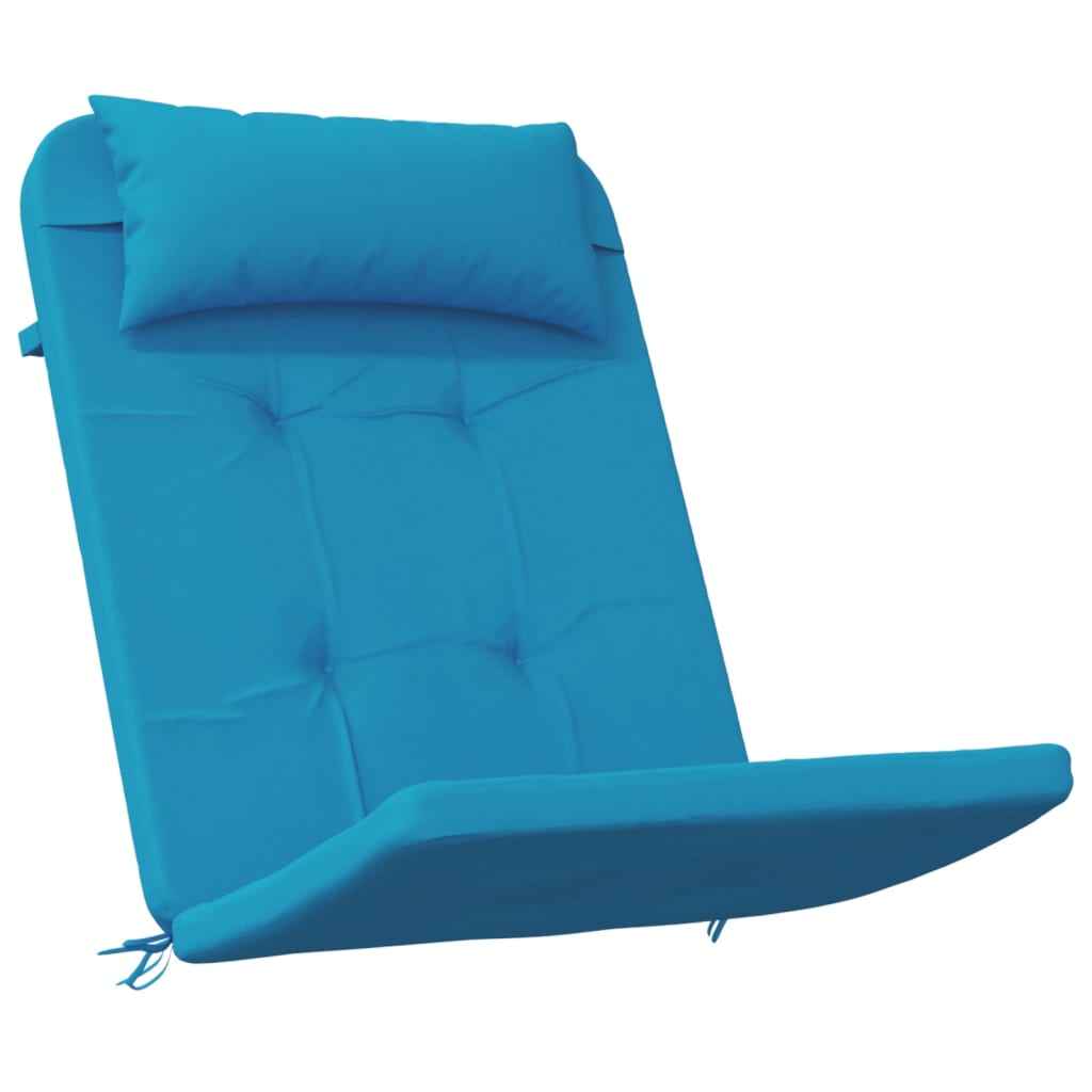 Perne de scaun adirondack, 2 buc, bleu, țesătură Oxford