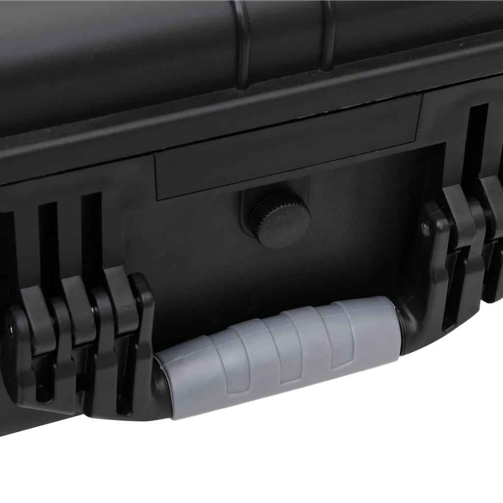 Bagaj de zbor cu roți, negru, 63x50x23 cm, PP