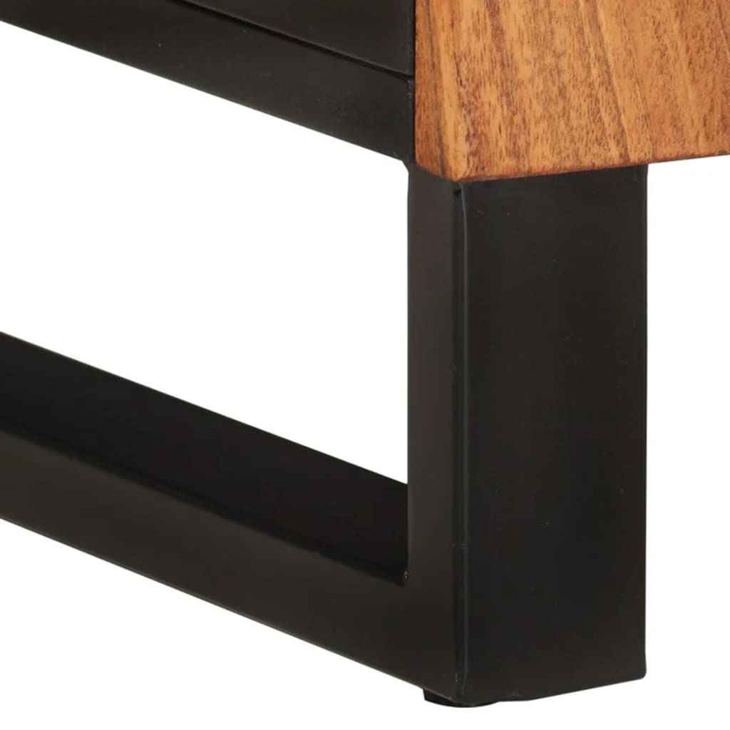 Dulap de chiuvetă 62x33x58 cm lemn masiv acacia & lemn compozit