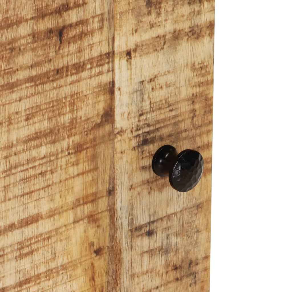 Dulap de perete de baie, 38x33x48 cm, lemn masiv de mango