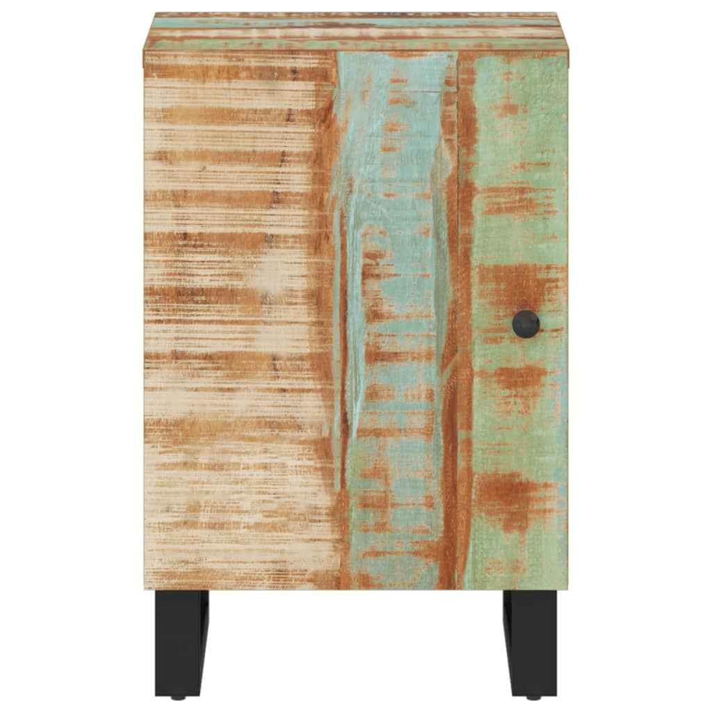 Dulap de baie, 38x33x458 cm, lemn masiv reciclat