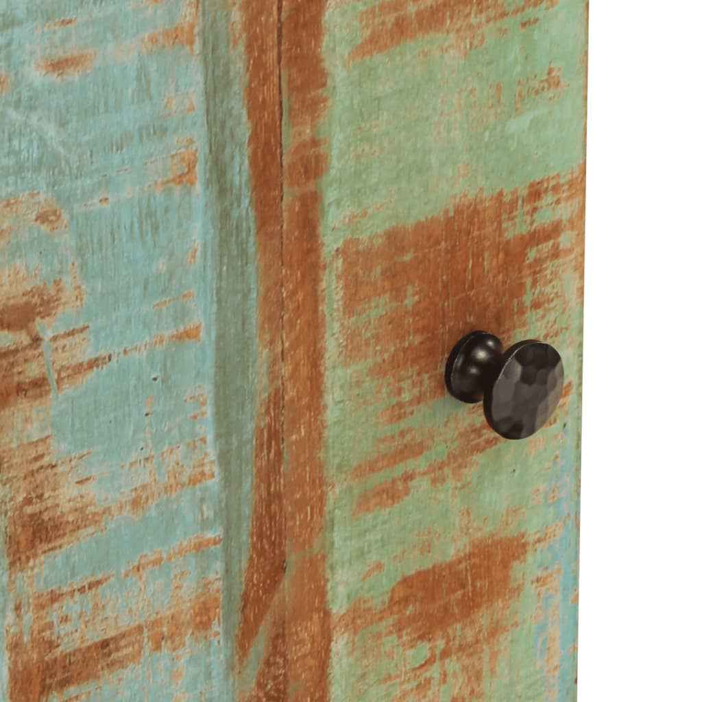 Dulap de baie, 38x33x458 cm, lemn masiv reciclat