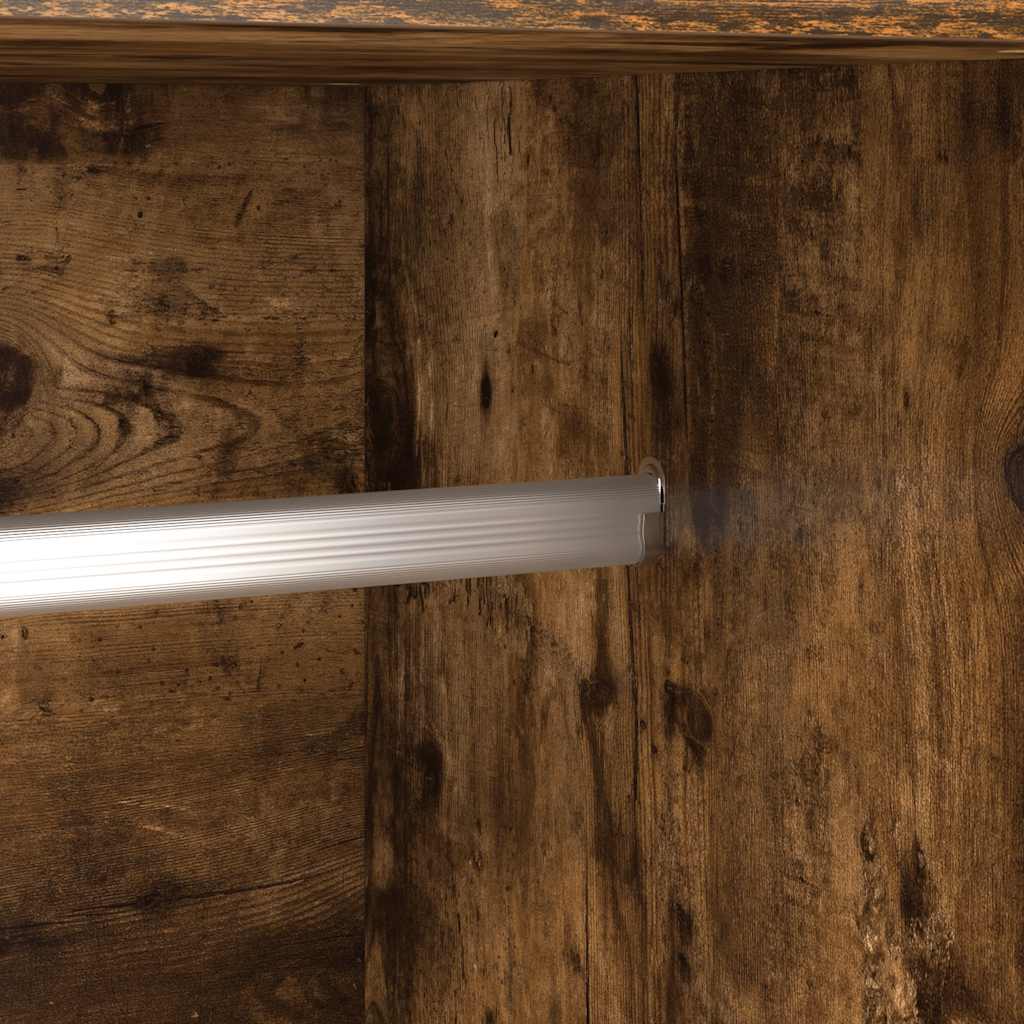 Șifonier, stejar fumuriu, 82,5x51,5x180 cm, lemn prelucrat