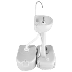 Rezervor de apă portabil cu adaptor, gri, 24 L