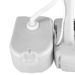 Rezervor de apă portabil cu adaptor, gri, 24 L