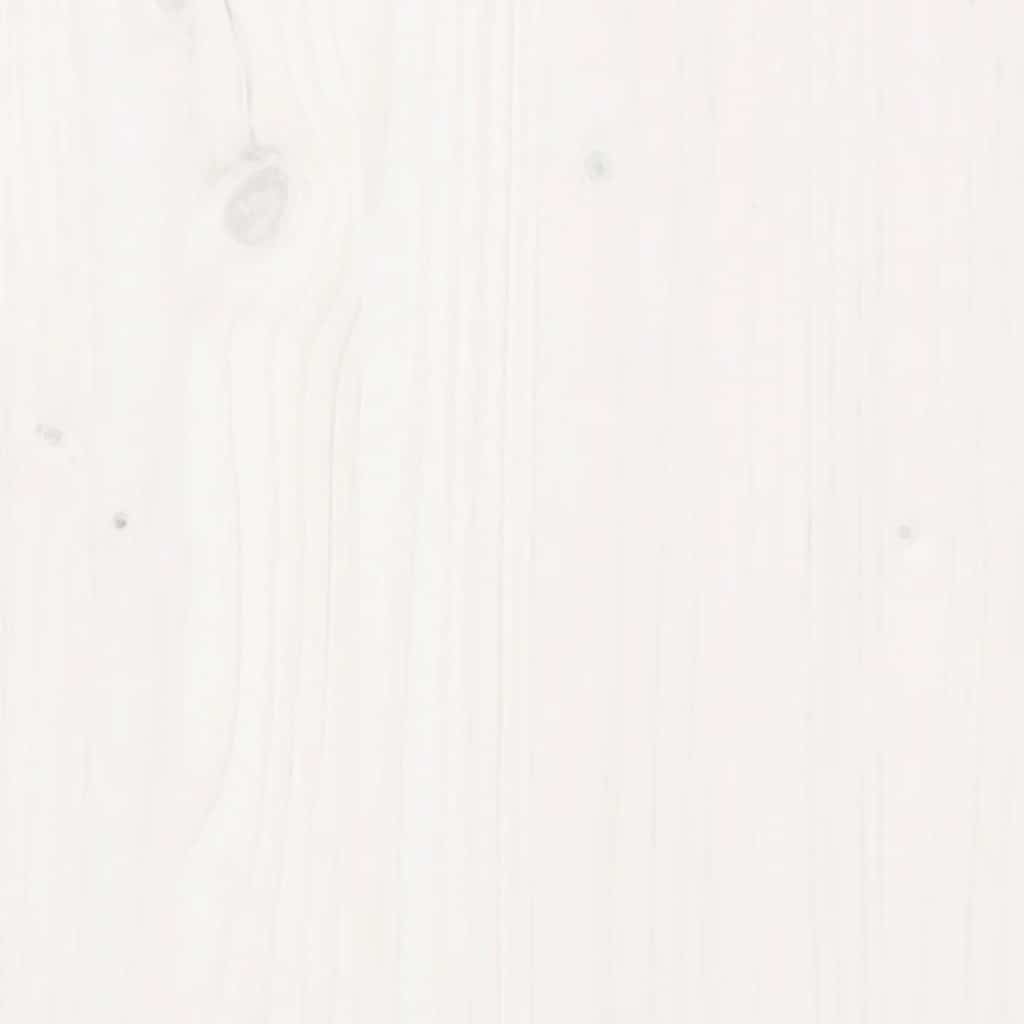 Blat de birou, alb, 100x60x2,5 cm, lemn masiv de pin