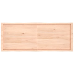 Blat masă 160x60x(2-6) cm lemn stejar netratat contur organic