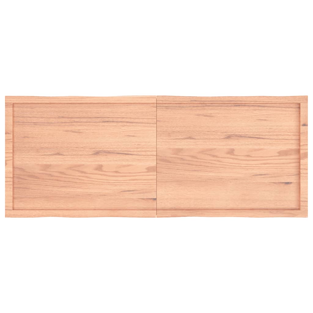 Blat masă, 160x60x(2-6) cm, maro, lemn tratat contur organic