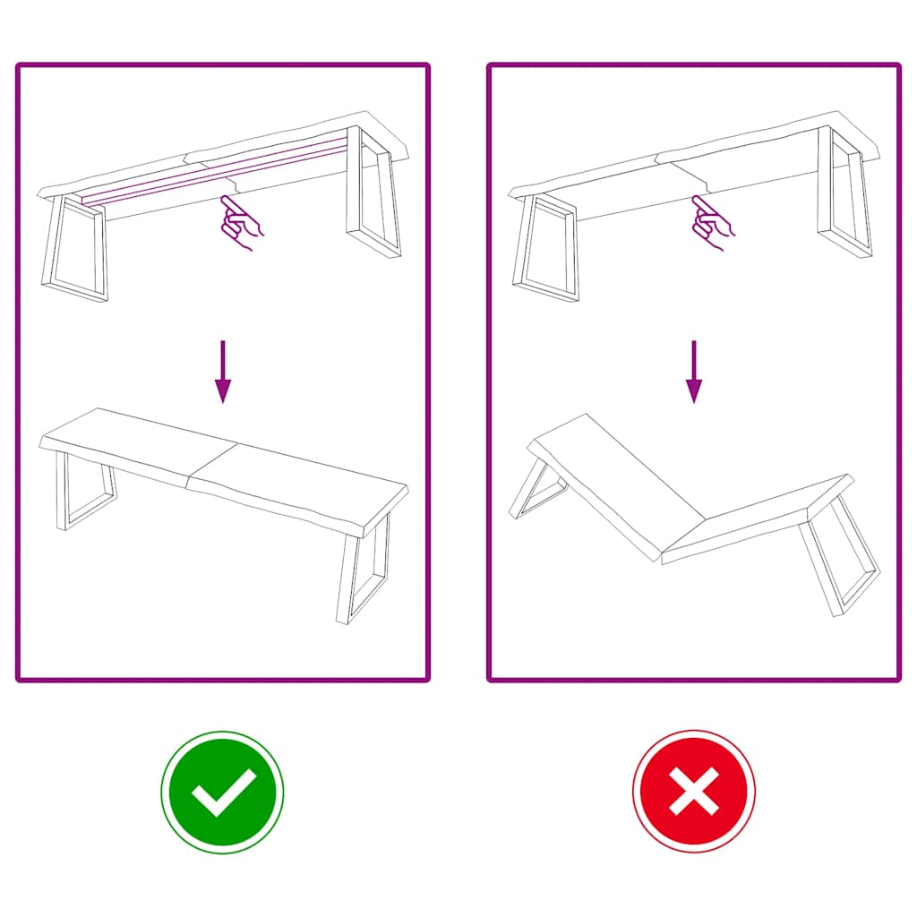 Blat de masă maro 140x40x(2-4) cm, lemn masiv stejar tratat