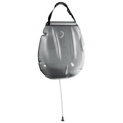 Sac de duș de camping, albastru, 20 L, PVC