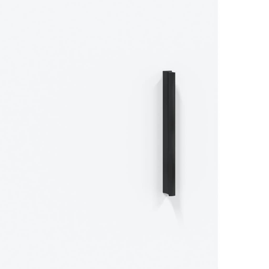 Dulap, alb, 69,5x34x90 cm, lemn compozit