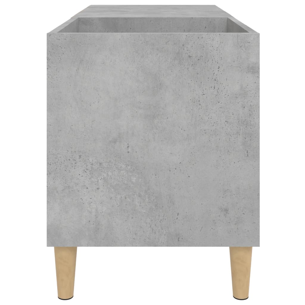 Dulap pentru discuri gri beton 84,5x38x48 cm lemn prelucrat